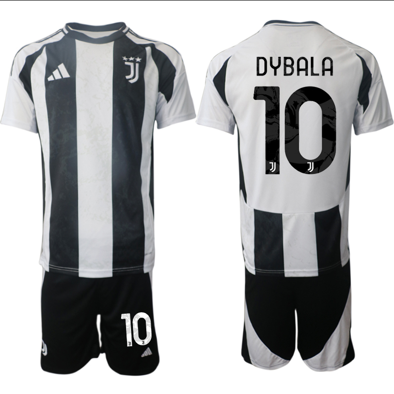 Men 2024-2025 Club Juventus home Black #10 Soccer Jerseys->juventus jersey->Soccer Club Jersey